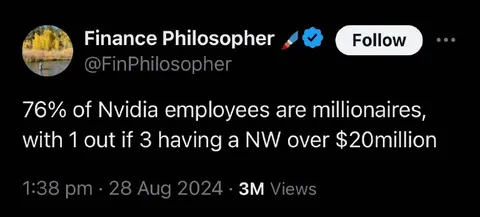 Nvidia Employees Are Millionaires