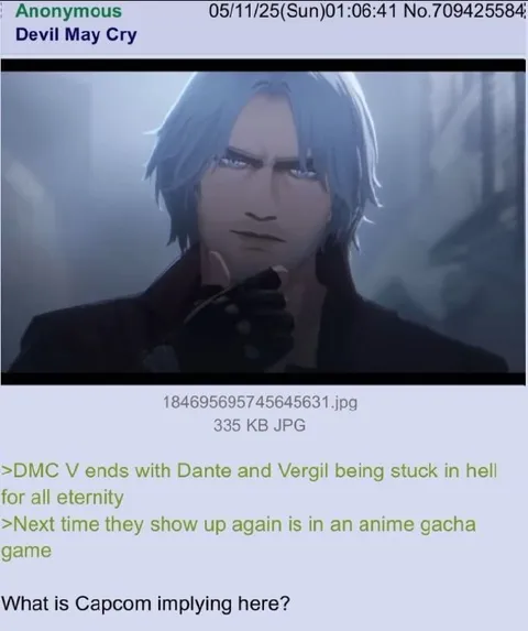 Vergil Trapped in a Gacha Game