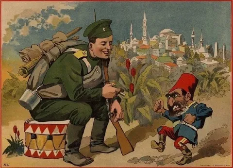 Солдат встретил маленького борца