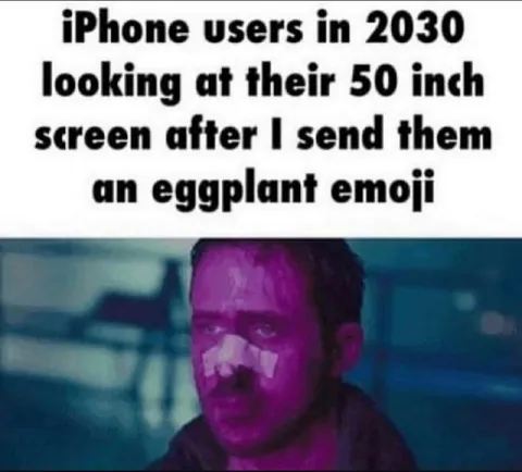 iPhone Users See Eggplant Emoji