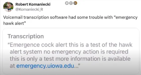 Emergency Cock Alert Transcription