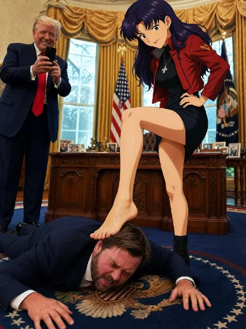 Трамп фотографирует сцену унижения