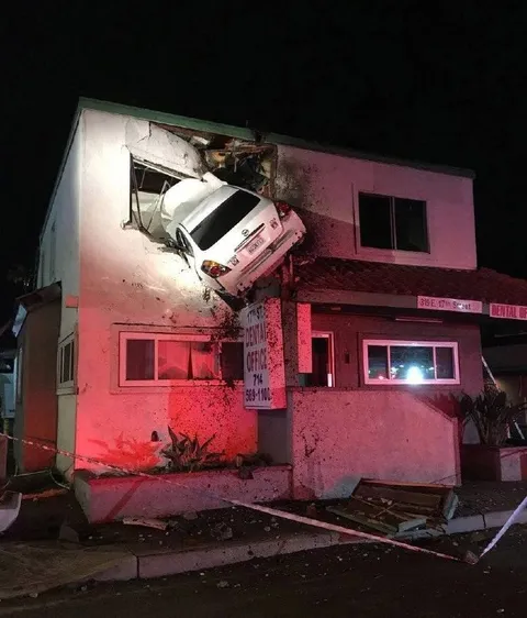 Car Crashes Into Dental Office