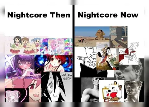Nightcore Then vs Now