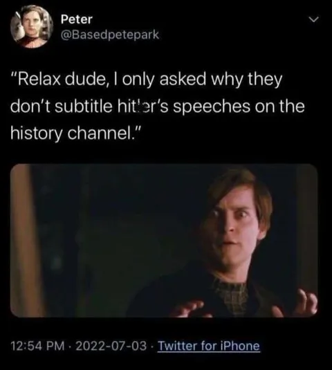 Hitler Speeches on History Channel