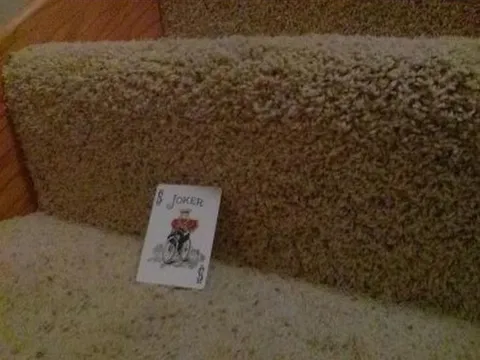 Joker Card on the Carpet