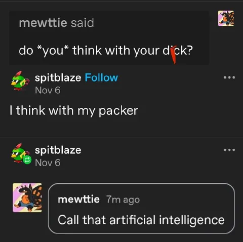 I Think With My Packer