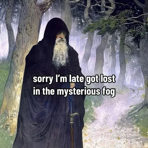 Sorry I Got Lost in the Fog