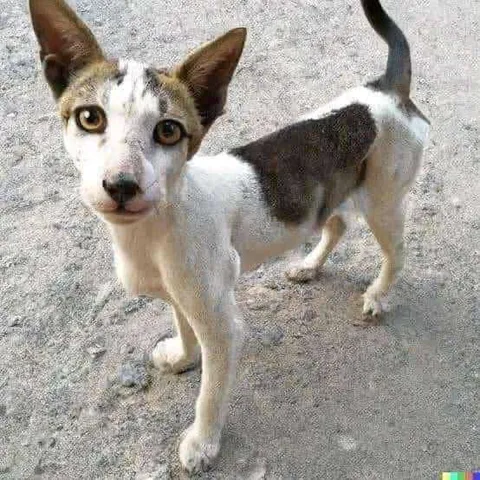 Щенок с большими ушами