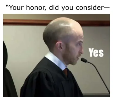 Your Honor, Did You Consider Yes