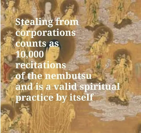 Stealing From Corporations Is Spiritual
