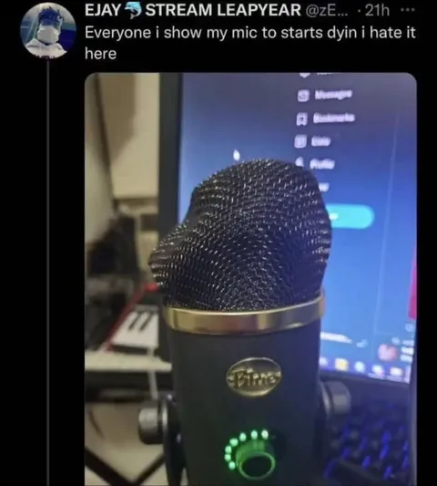 Microphone Makes Everyone Die