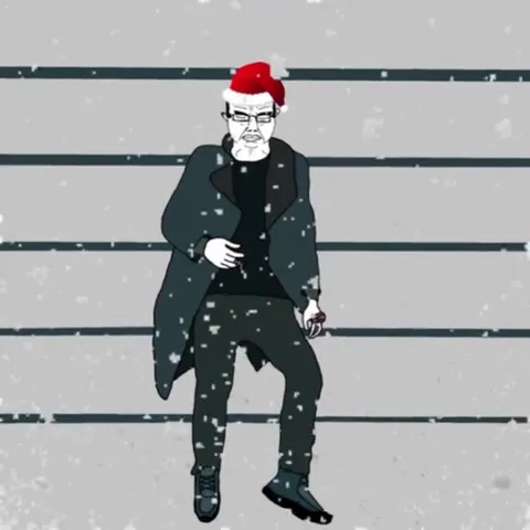 Суровый Санта под Last Christmas