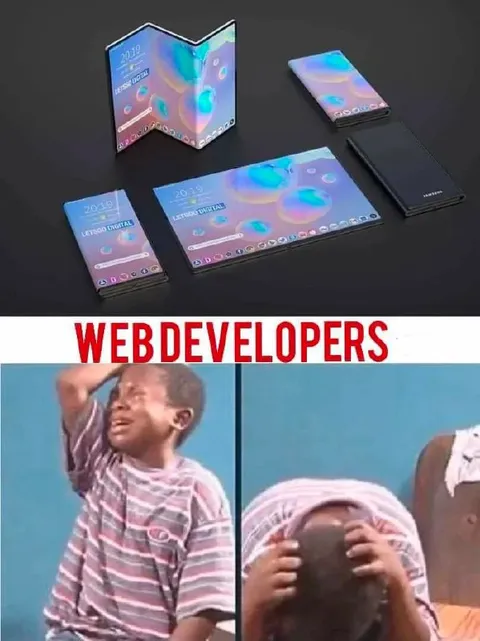 Web Developers See Foldable Phones