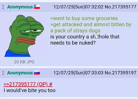 Pepe Attacked by Stray Dogs