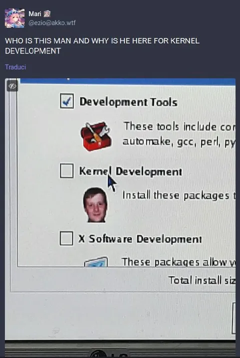 Who Is This Man Kernel Development