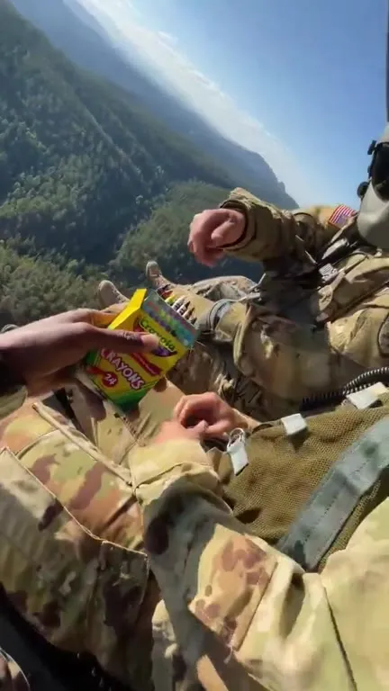 Crayons in a Helicopter