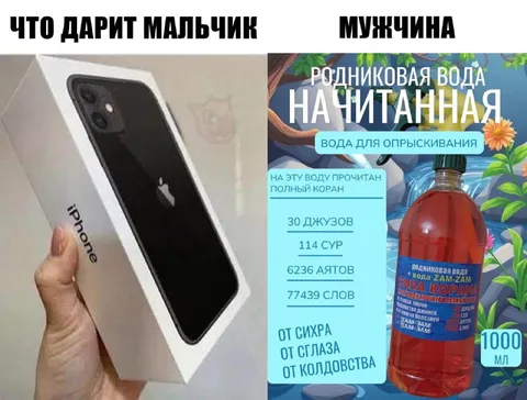 Что дарит мальчик и мужчина