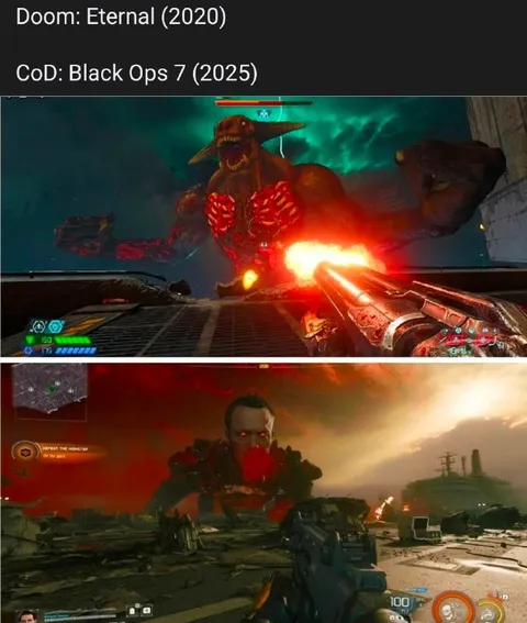 Doom Eternal Versus Black Ops 7