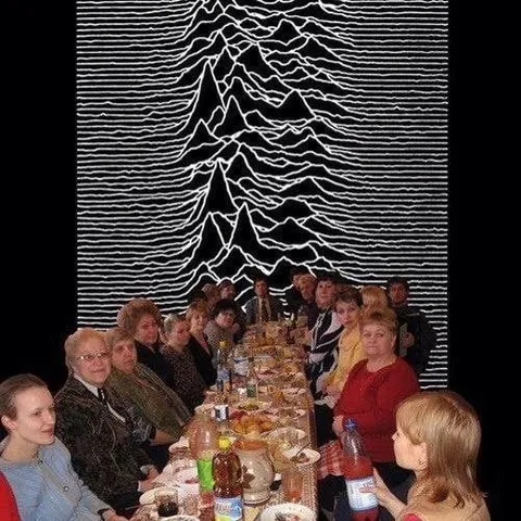Праздничный ужин под Unknown Pleasures