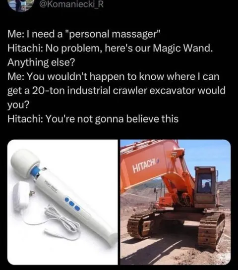 Hitachi Magic Wand Excavator