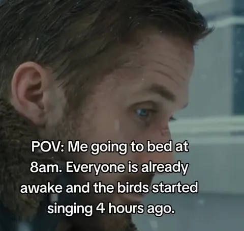 Going to Bed at 8 AM