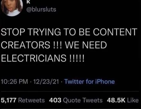 We Need Electricians