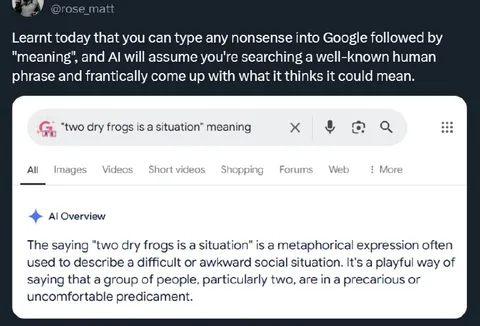 Two Dry Frogs Is a Situation