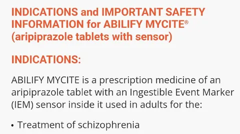 Abilify MyCite Ingestible Sensor