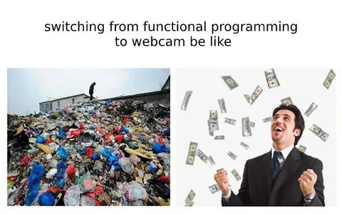 Switching from Functional Programming to Webcam