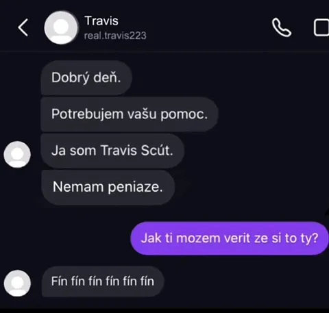 Travis potrebuje peniaze