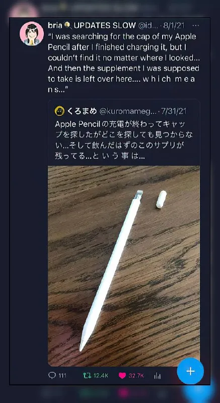 The Apple Pencil Cap Supplement