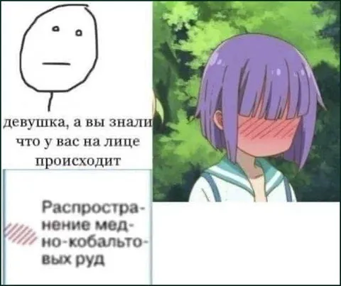 Распространение мелнокобальтовых руд