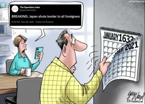 Japan Closes Border to Foreigners