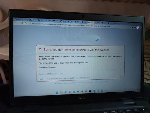 Corporate Website Access Denied