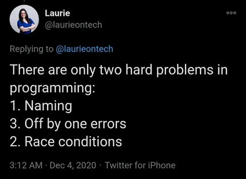 Only Two Hard Problems in Programming