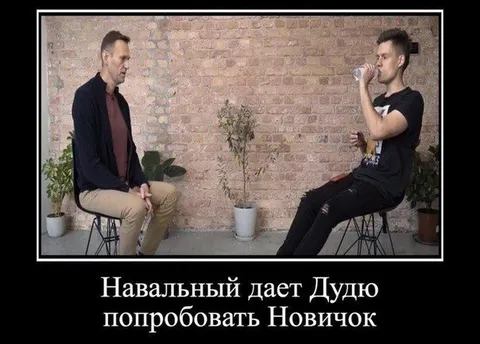 Навальный дает Дудю Новичок