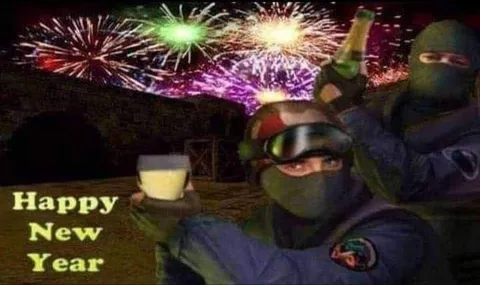 Counter-Strike Terrorists Celebrate New Year