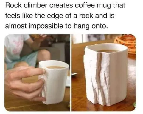 Rock Climbing Coffee Mug