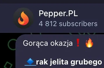 Gorąca okazja: rak jelita grubego