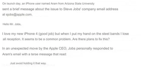 Steve Jobs' Brutal iPhone Advice