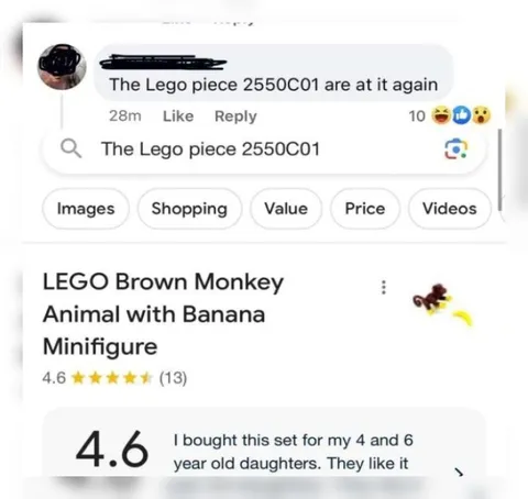 LEGO Monkey Piece Strikes Again