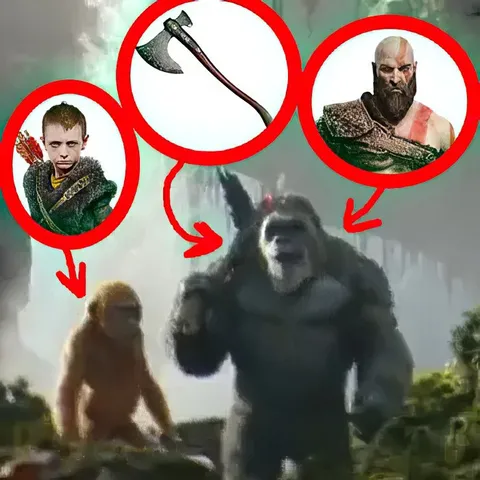 Обезьяны из God of War