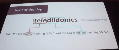 Teledildonics Word of the Day