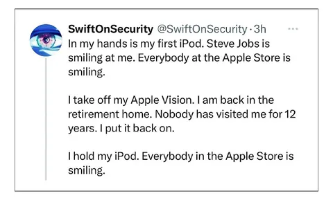 Apple Vision Pro Retirement Home
