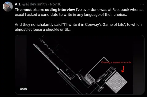 Conway's Game of Life Interview