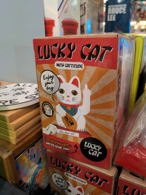 Lucky Cat With Catttitude
