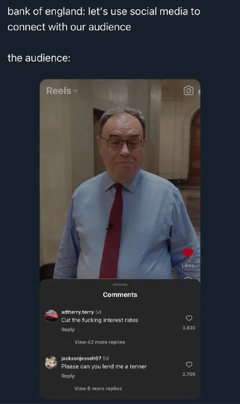 Bank of England Reads the Comments