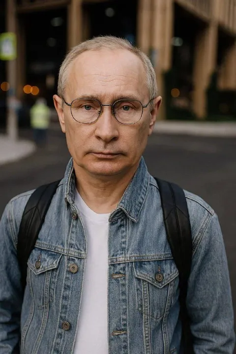 Путин в джинсовой куртке
