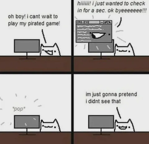 Pretending Not to See Piracy